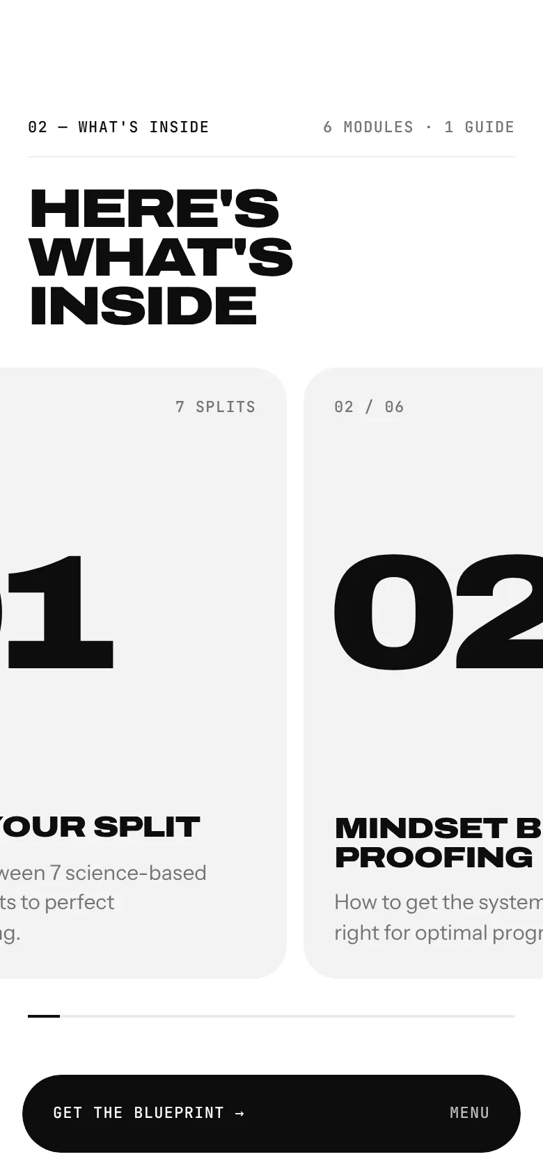 The modules on mobile