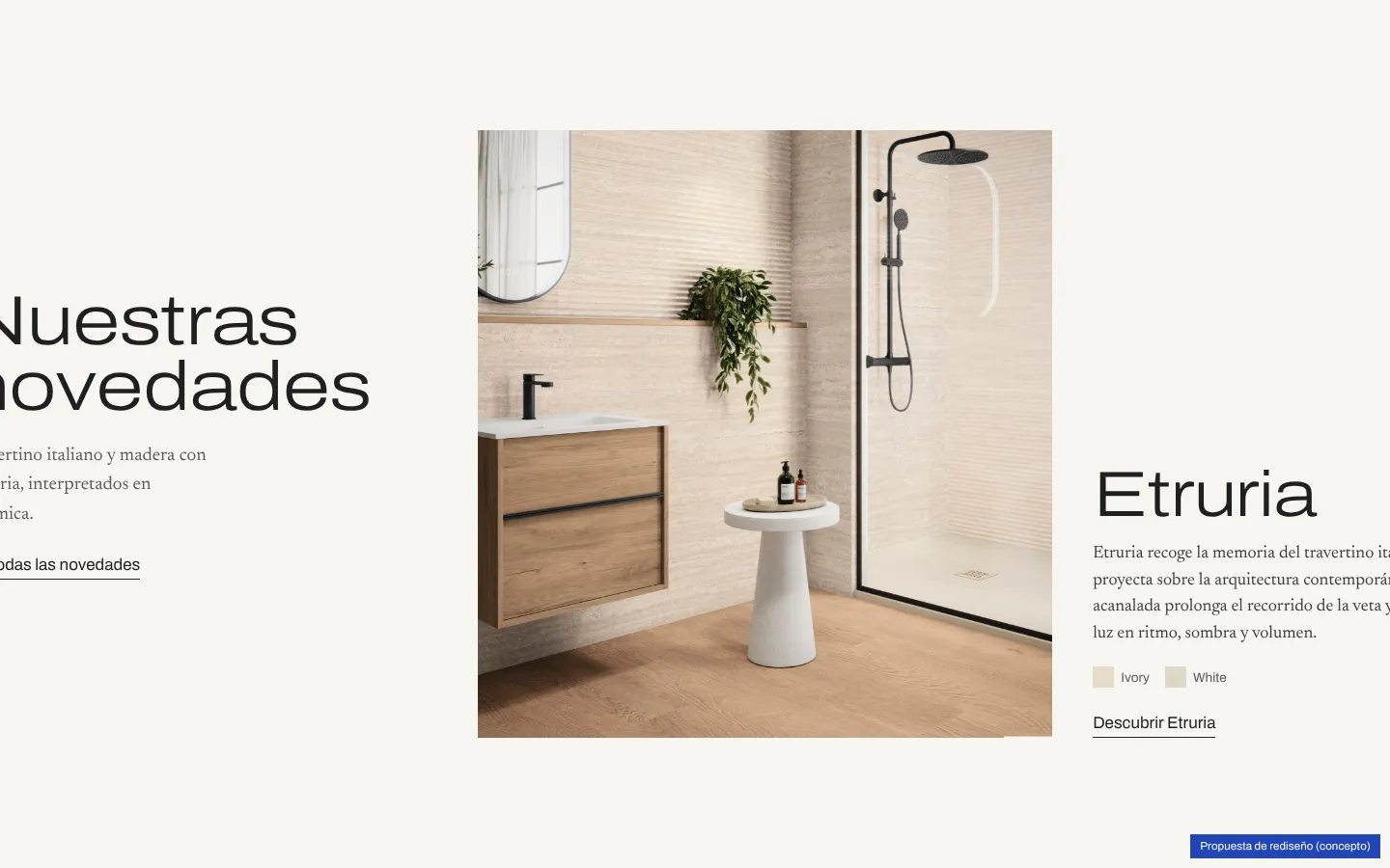 The Shabby Chic collection with its room setting and its eleven colors